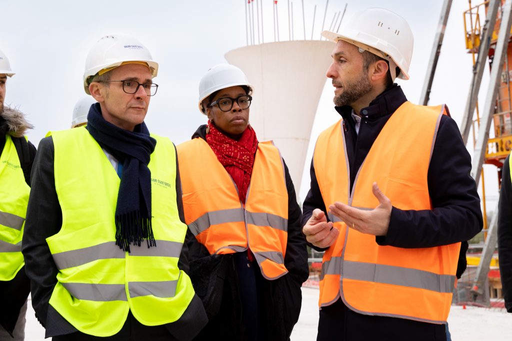 Visite d’avancée du chantier du PRISME, à l’occasion des J-500 des Jeux Paralympiques