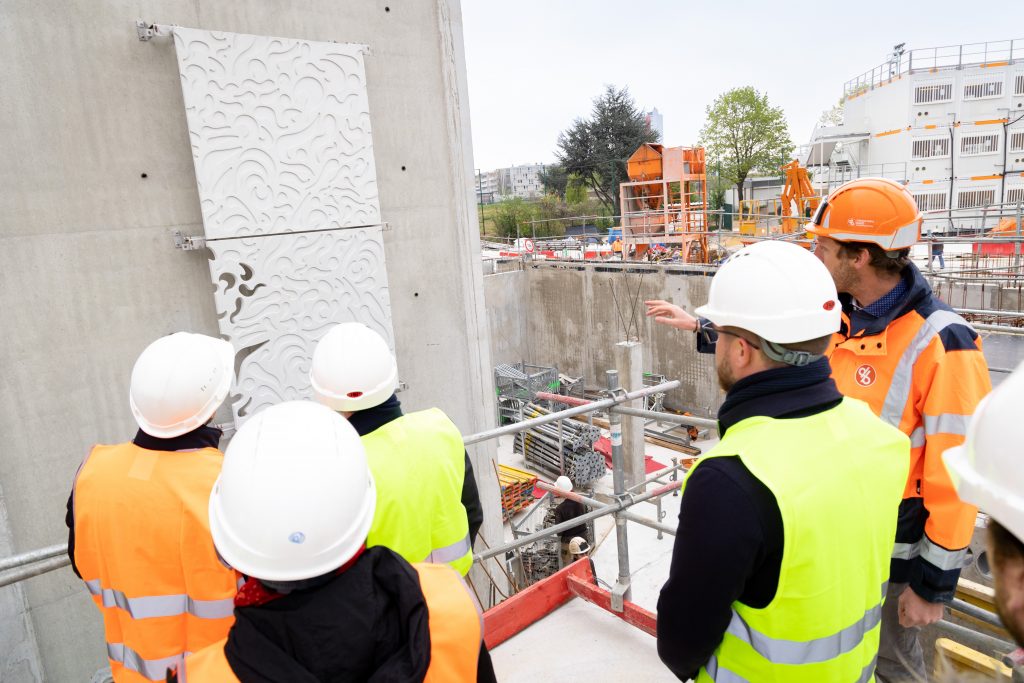 Visite d’avancée du chantier du PRISME, à l’occasion des J-500 des Jeux Paralympiques