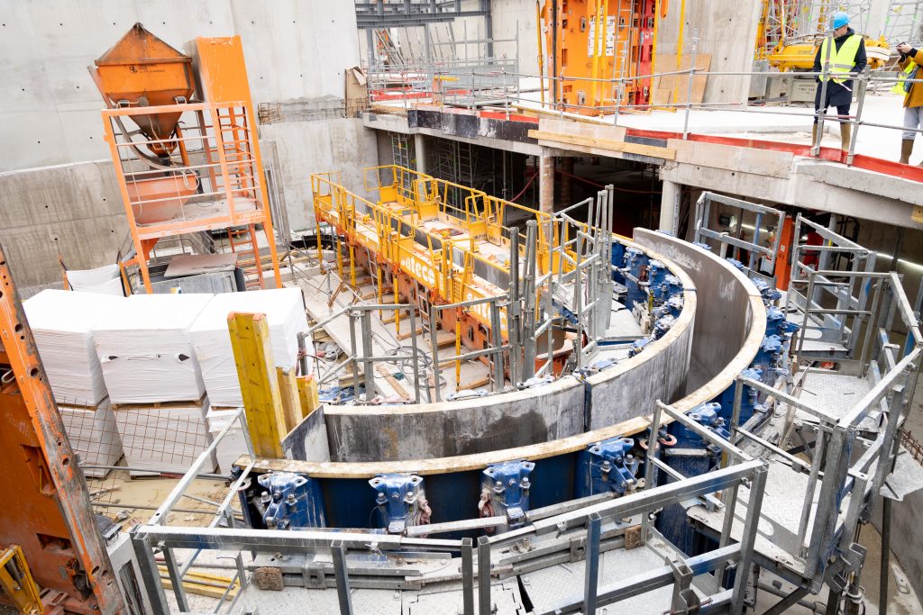 Visite d’avancée du chantier du PRISME, à l’occasion des J-500 des Jeux Paralympiques