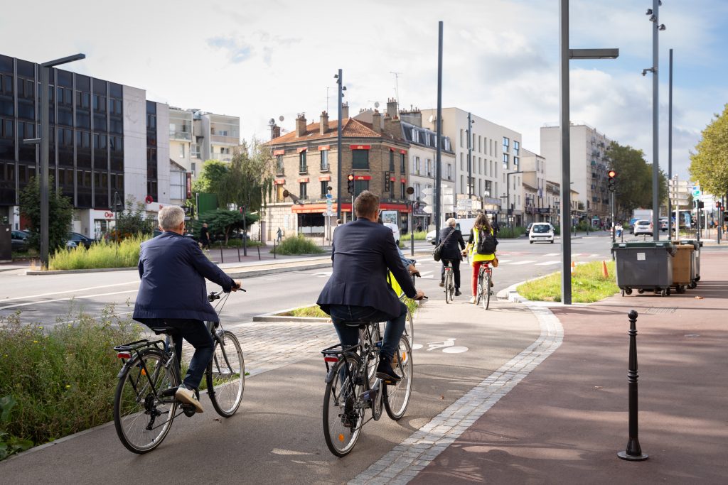 Inauguration des nouvelles pistes cyclables de la RD932