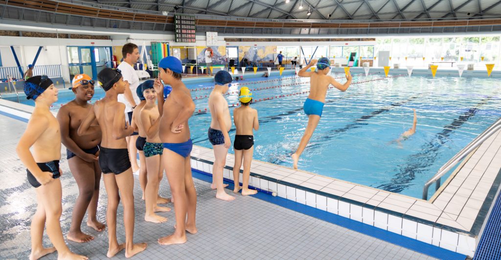Séance de natation 