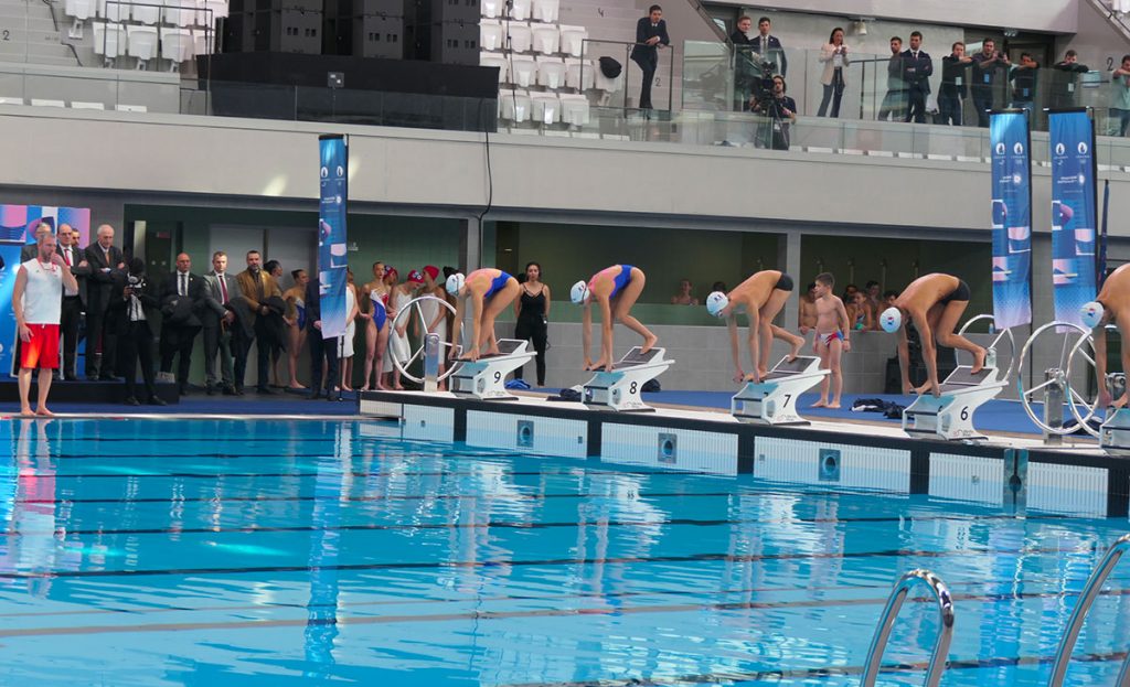 inauguration centre aquatique olympique saint denis : photos : © Métropole du Grand Paris