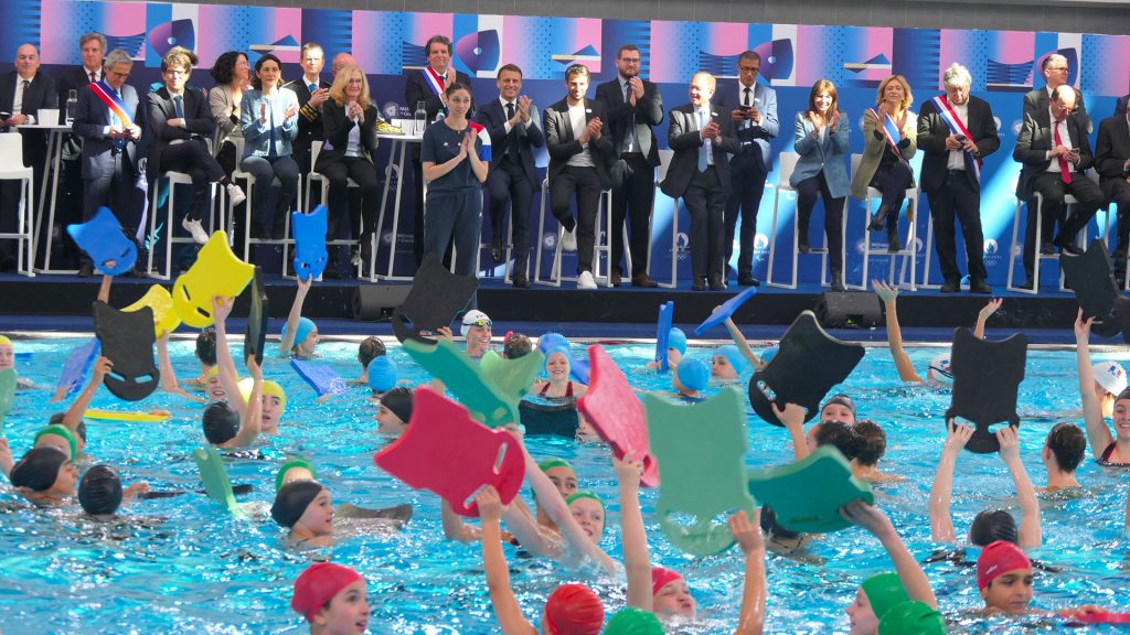 inauguration centre aquatique olympique saint denis : photos : © Métropole du Grand Paris